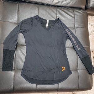 Orangetheory Fitness 3/4 Sleeve Top Black size S